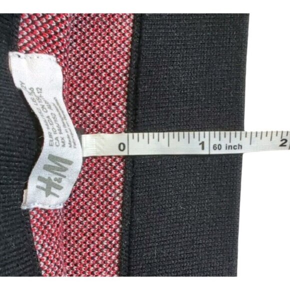 H&M Womens Sz XXS Plaid Mini Skirt Preppy A Line Red Anime Grunge Punk Y2K 90's - Picture 9 of 9